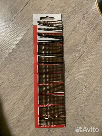 Невидимки черные и коричневые