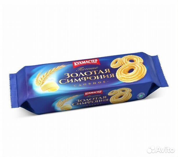 Сдобное печенье Золотая Симфония 230г Кухмастер