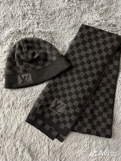 Шапка и Шарф Louis Vuitton Оригинал