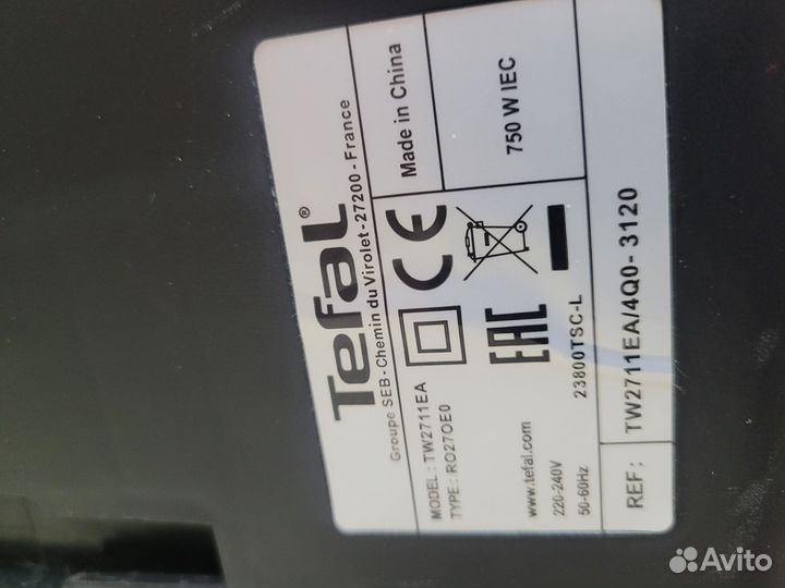 Пылесос tefal