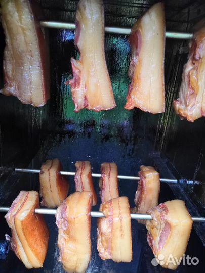 Копчёное сало домашнего копчения