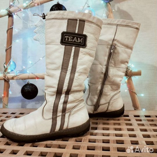 Сапоги женские зимние натуральная кожа 40