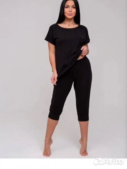 Домашний костюм с бриджами 50-52