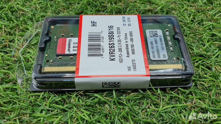 Kingston valueram 16 гб DDR4 2666 мгц sodimm