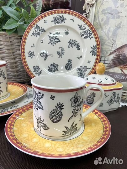 Чайнаые пары и сахарница Villeroy&Boch