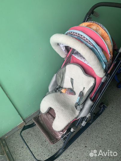 Коляска санки