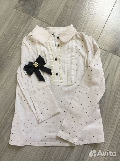 Блузка белая для девочек