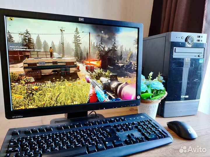 Пк i5/GTX 1050Ti/Монитор/SSD+30Игр Игровой пк