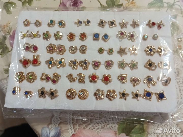 Серьги набор