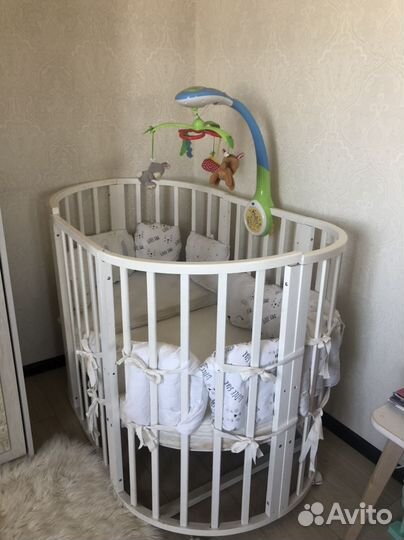 Детская кроватка 8 в 1 трансформер