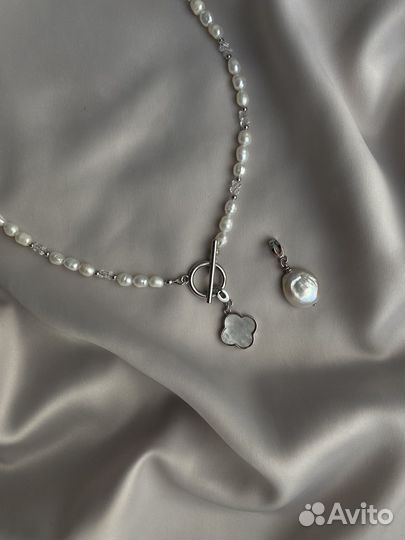 Чокер из жемчуга