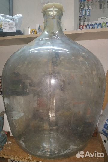 Бутыль стеклянная 50 литров