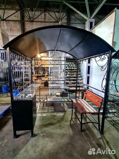 Мангал в стиле лофт