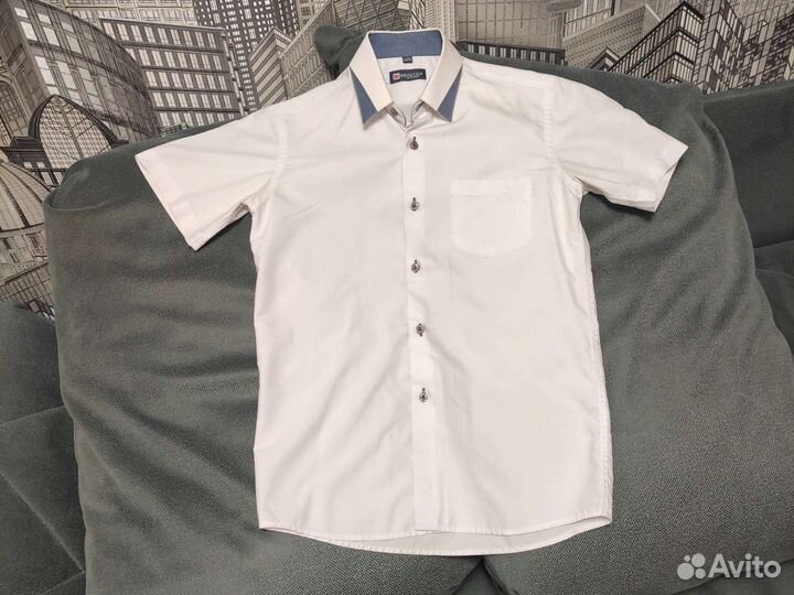 Сорочка с коротким рукавом brostem белая