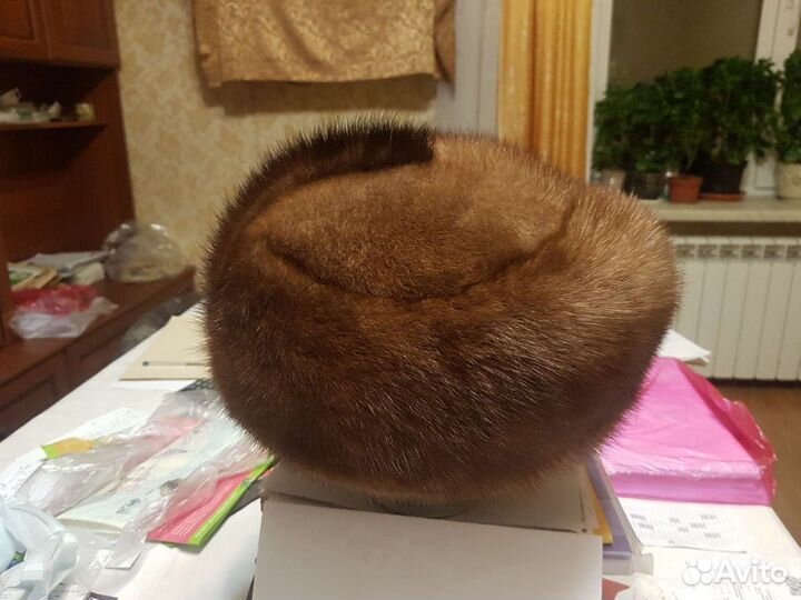 Шапка норковая женская новая