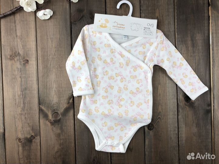 Боди с запахом для девочки Италия