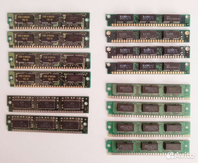 DDR2 - 2Gb (запечатана); DDR1- 1Gb; Simm 72 pin