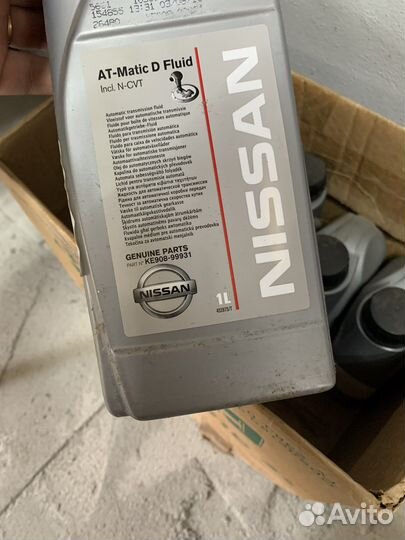 Масло в АКПП nissan
