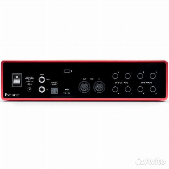 Focusrite Scarlett 18i8 3rd Gen аудио интерфейс