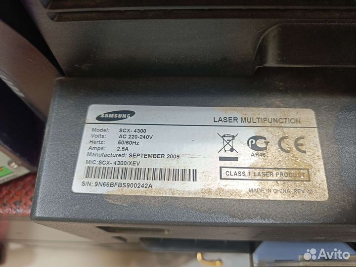 Мфу принтер сканер Samsung scx 4300