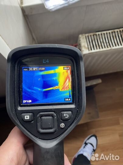 Поиск протечек воды/обследование тепловизором