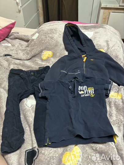 Вещи пакетом на мальчика 92