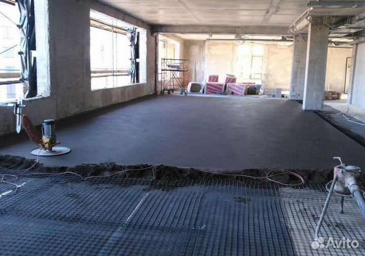 Полусухая стяжка пола