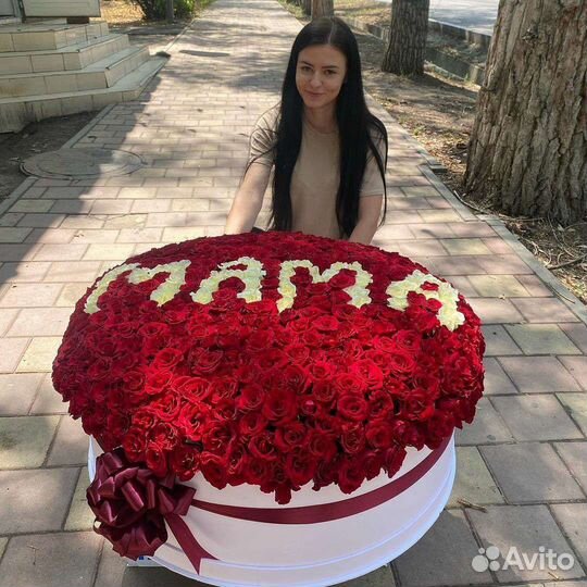 Мега букет из роз