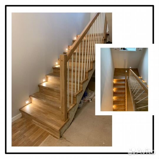 Отделка лестниц деревом
