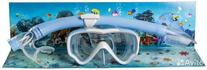 Набор маска + трубка для детей от 6 лет Маугли