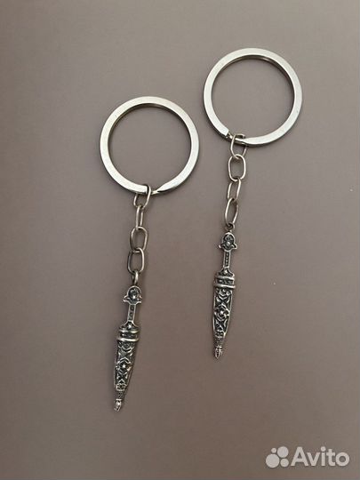 Брелки серебряные