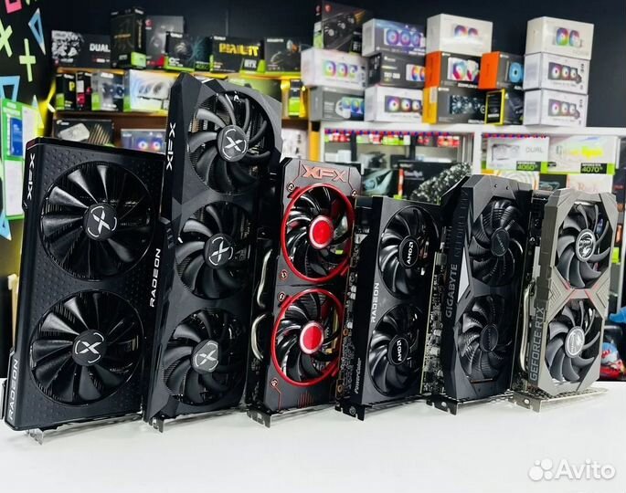 Топовые игровые видеокарты AMD nvidia GTX RTX RX