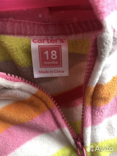 Флисовый костюм Carter’s, 18M