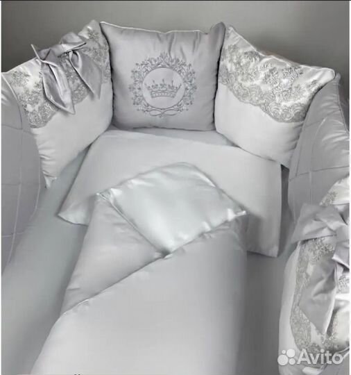 Бортики в детскую кроватку 12шт