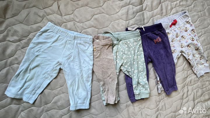 Одежда пакетом для девочки 74 86