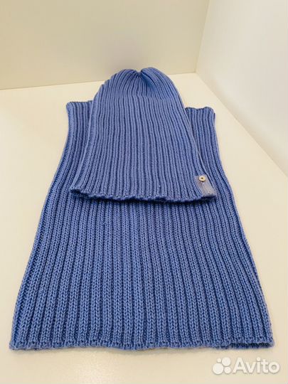 Шапка вязаная, снуд