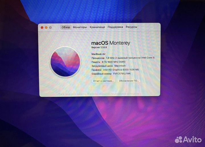 MacBook Air 13 2017г