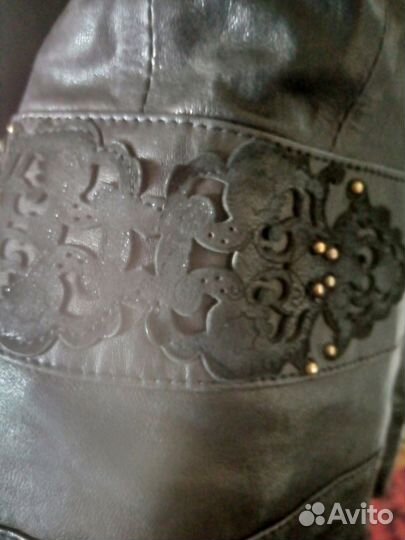 Куртка кожаная женская 42 44