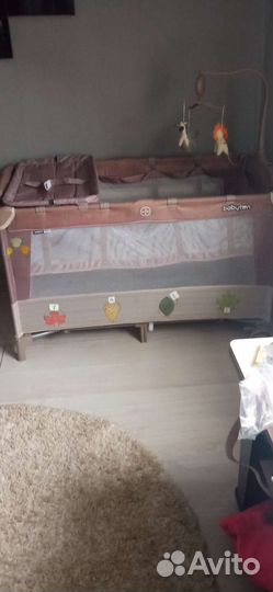 Детская кровать манеж