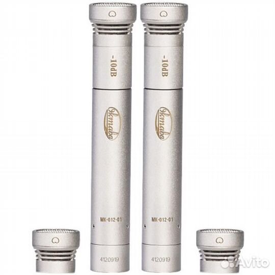 Стереопара микрофонов Октава мк-012-02 (никель, в