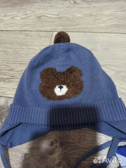Шапка для мальчика 44-46-48