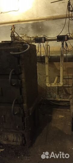 Твердотопливный котел длительного горения 80 кВт