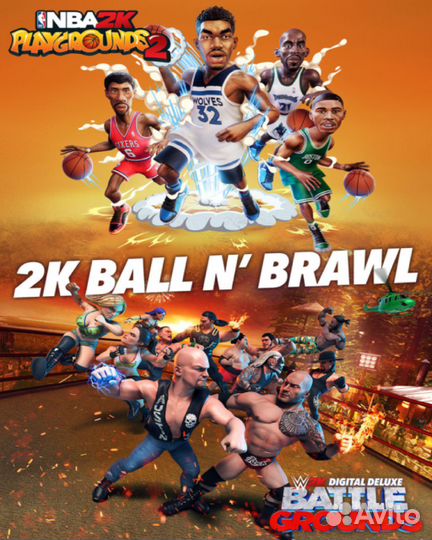 NBA 2K Playgrounds 2 + WWE 2K Battlegrounds Deluxe
