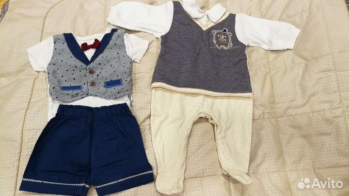 Одежда для мальчика 9-12 мес пакетом