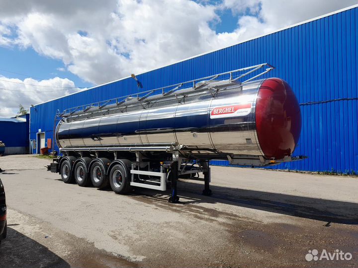 Полуприцеп пищевая цистерна BERGHEL 31000Л 4-осная, 2023