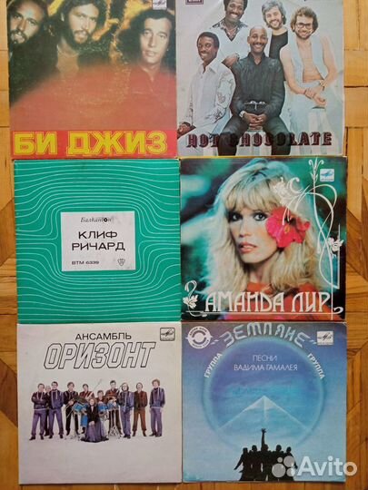 Советская и зарубежная эстрада винил 7 дюймов