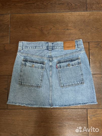 Джинсовая юбка levis premium, р. 27, новая