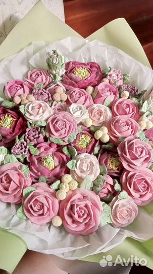 Зефирные букеты,зефир, конфеты