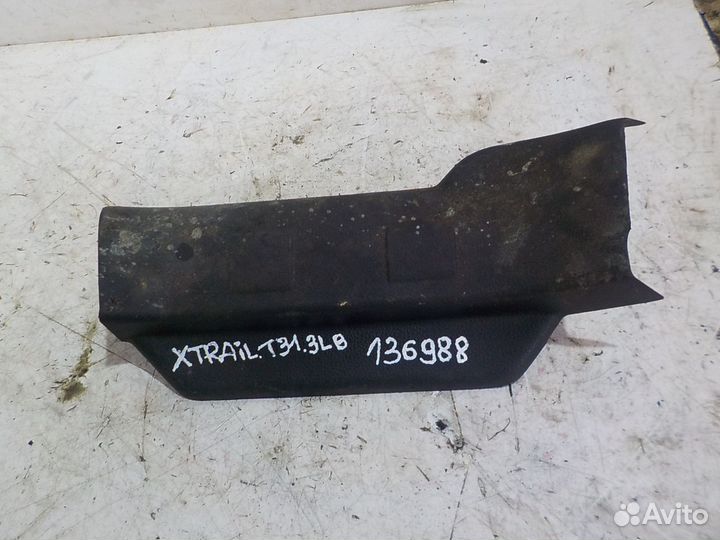 Накладка на порог nissan xtrail T31 задняя левая