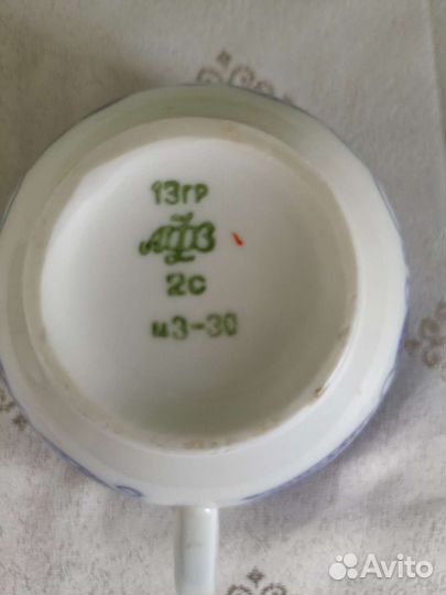 Чашка с блюдцем, 4 чашки без блюдец лфз (за всё)